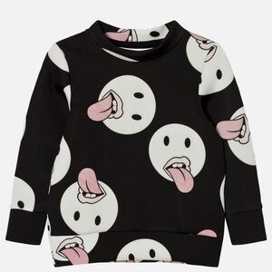 Caroline Bosmans Emoji Sweatshirt size 6 Kids
